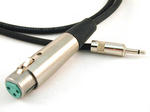 4' XLR to Mono Mini Microphone Cable